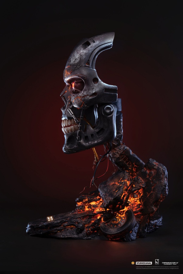 TERMINATOR 2 BATTLE DAMAGED T-800 ART MASK