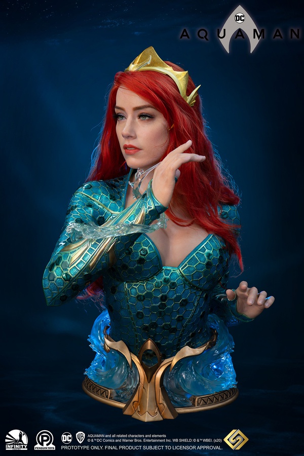 Mera - (Amber Heard) - Life Size bust
