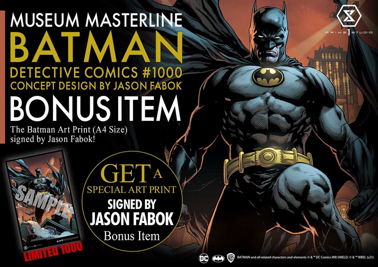 Batman Detective Comics #1000 (Concept Design By Jason Fabok) DX Bonus Version