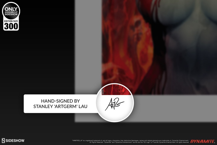 Vampirella #2 Art Print (Black/White Frame)