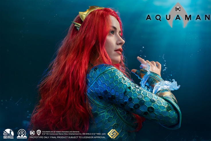Mera - (Amber Heard) - Life Size bust