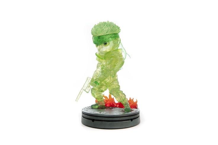SOLID SNAKE STEALTH CAMOUFLAGE NEON GREEN PVC 1 BOX (4pcs)