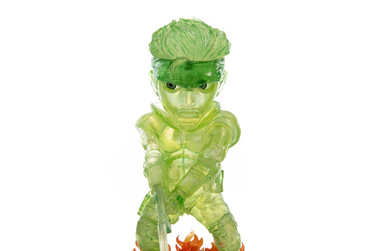 SOLID SNAKE STEALTH CAMOUFLAGE NEON GREEN PVC 1 BOX (4pcs)
