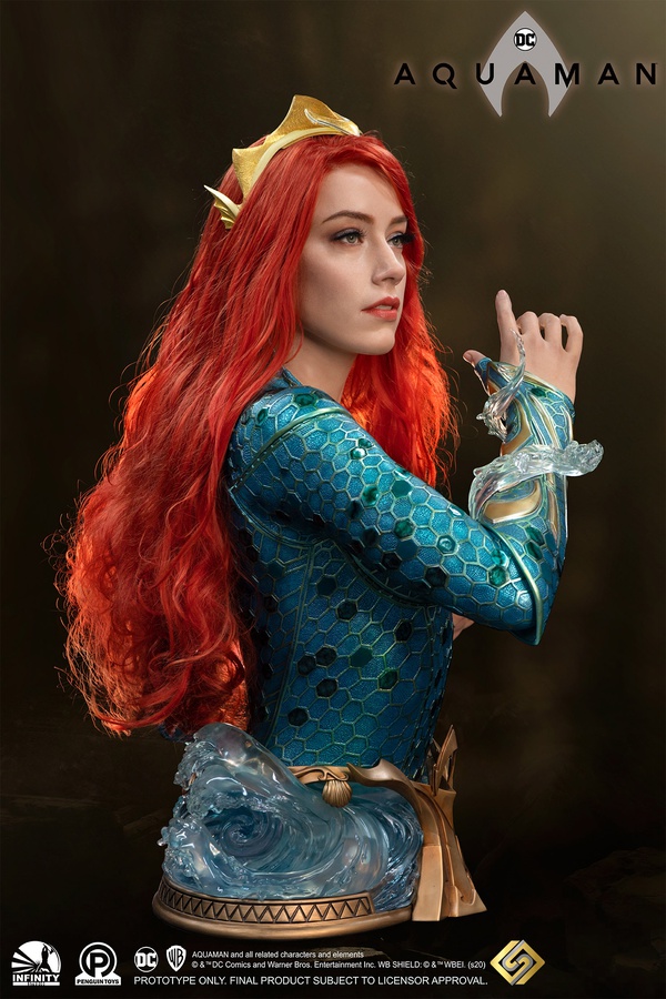 Mera - (Amber Heard) - Life Size bust