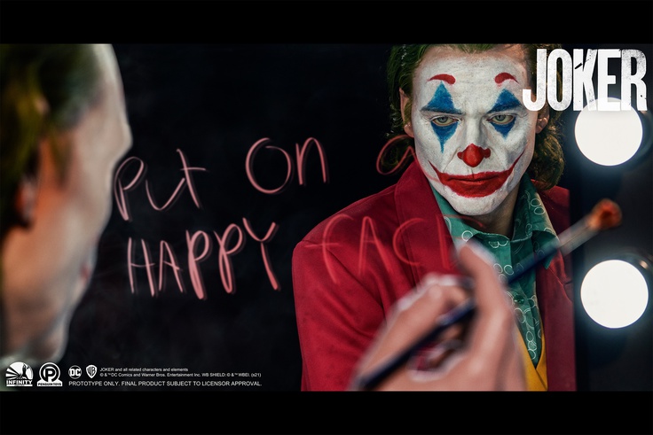 The Joker 2019 - (Joaquin Phoenix) - Life-Size Bust