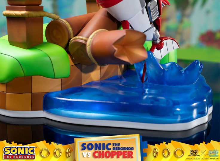 SONIC THE HEDGEHOG VS CHOPPER DIORAMA