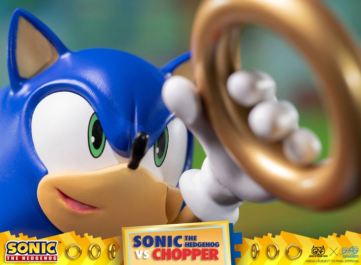 SONIC THE HEDGEHOG VS CHOPPER DIORAMA
