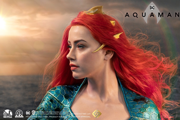Mera - (Amber Heard) - Life Size bust
