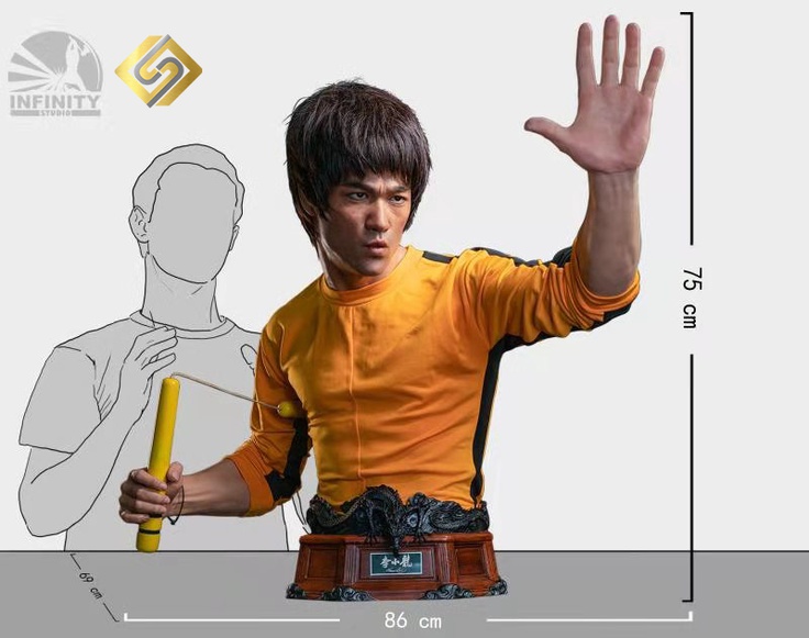 Bruce Lee - Life Size Bust