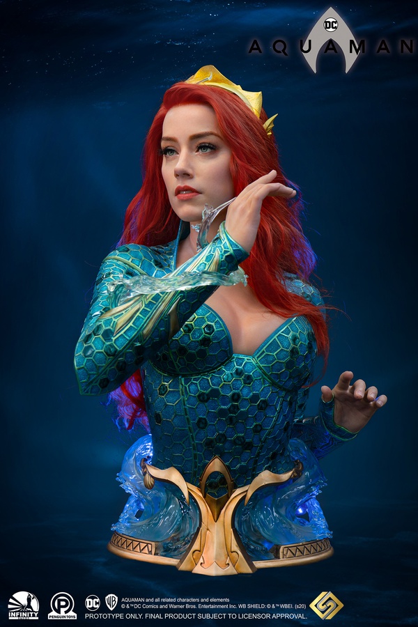 Mera - (Amber Heard) - Life Size bust