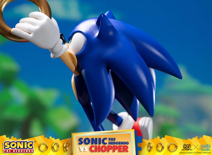 SONIC THE HEDGEHOG VS CHOPPER DIORAMA