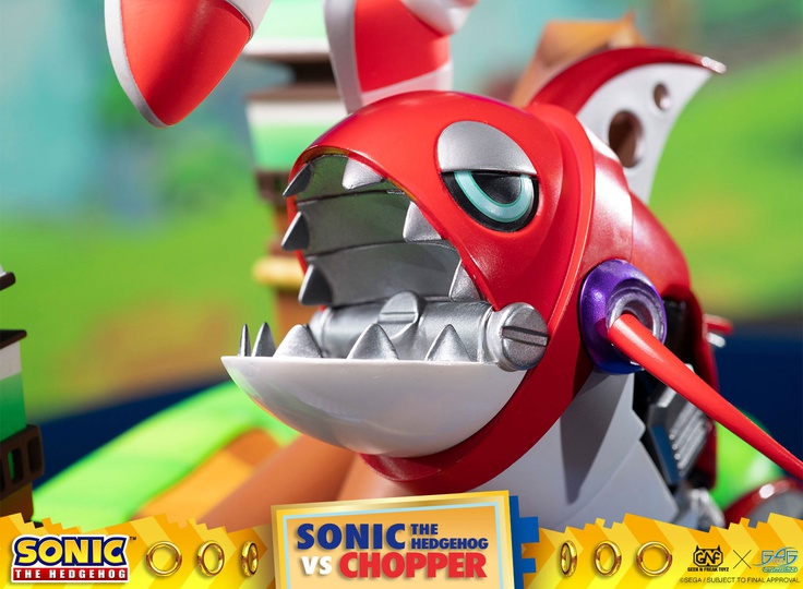 SONIC THE HEDGEHOG VS CHOPPER DIORAMA