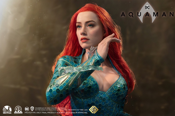 Mera - (Amber Heard) - Life Size bust