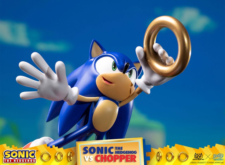 SONIC THE HEDGEHOG VS CHOPPER DIORAMA