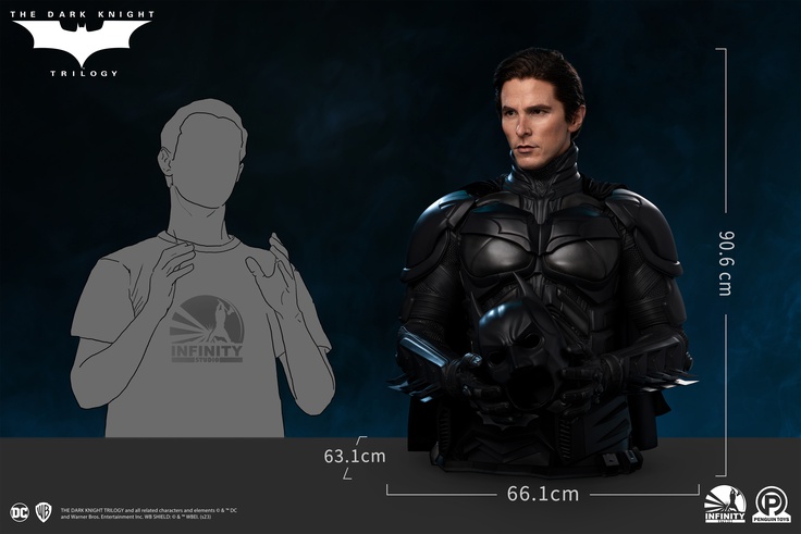 Batman - (Christian Bale) - Life Size Bust
