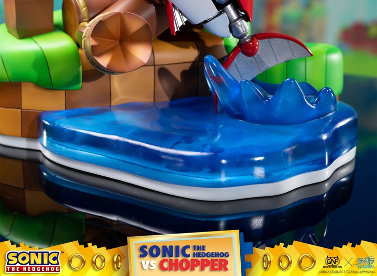 SONIC THE HEDGEHOG VS CHOPPER DIORAMA