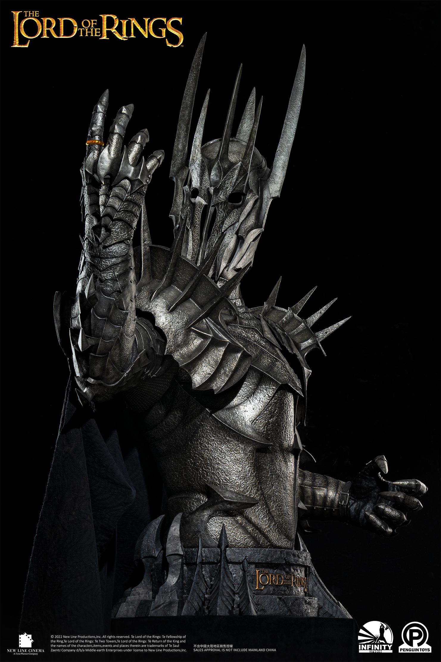 Original WETA Classic Collection The Dark Lord Sauron 1/6Full body